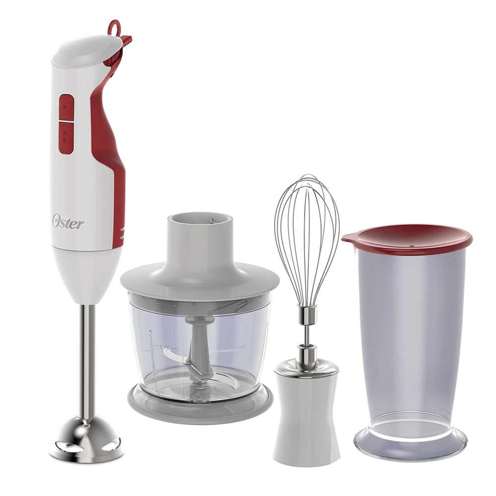 Mixer Delight Oster FPSTHB2615U Branco Vermelho 250 Watts