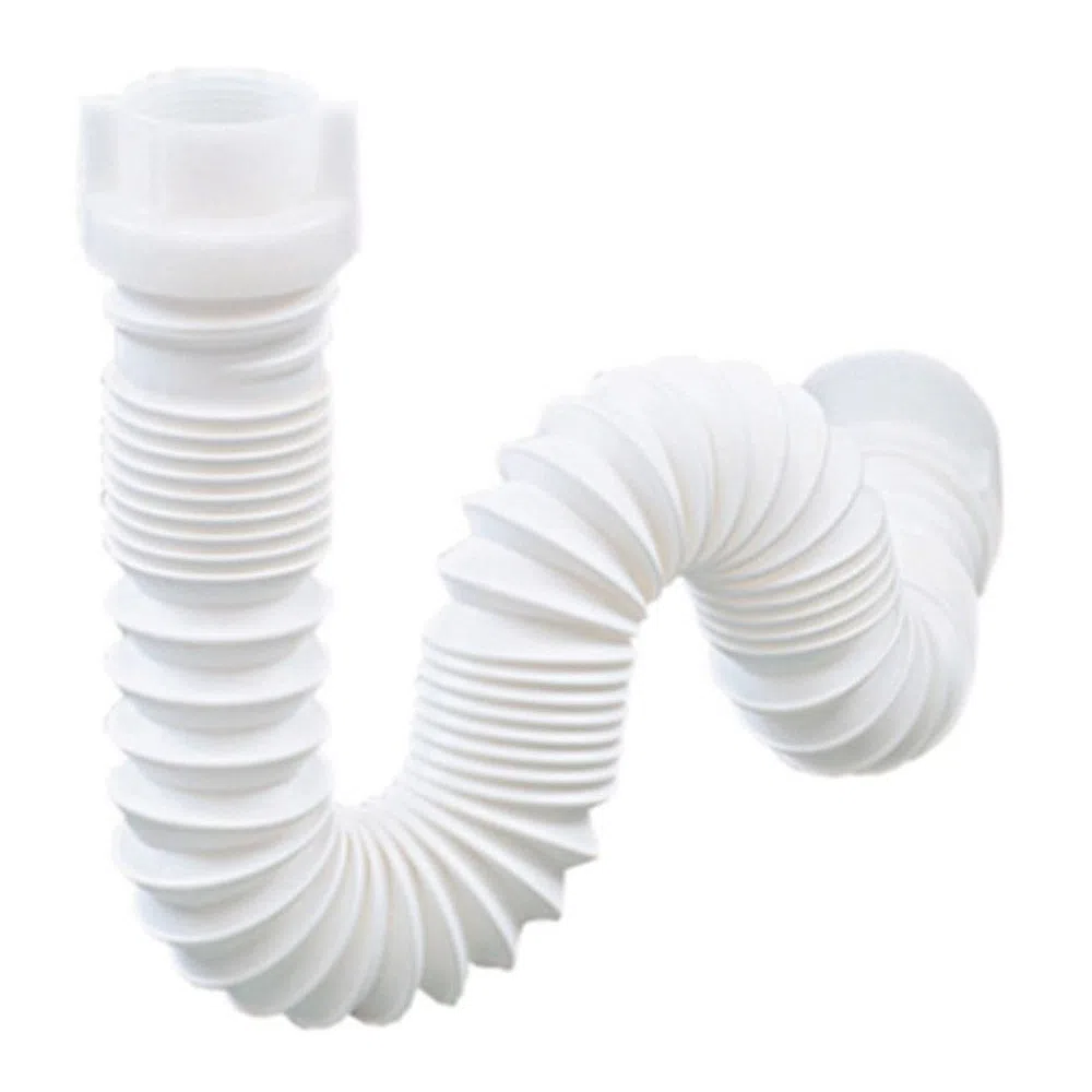 Sifão Astra Sanfonado Universal 100cm Branco