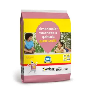 Argamassa Quartzolit para Varandas e Quintais AC II 20kg