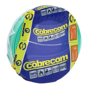 Fio/Cabo Elétrico Flexível Antichamas Verde 2,5MM 100M - Cobrecom