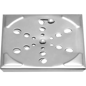 Grelha Quadrada Clara Inox 10x10cm Sem Caixilho