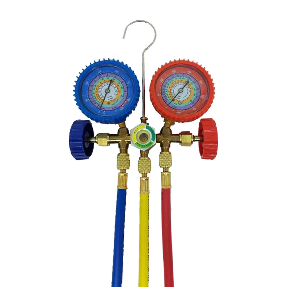 Manifold Gás R410 JCM C/ Mangueira 90cm 5/16 CT-536G-c